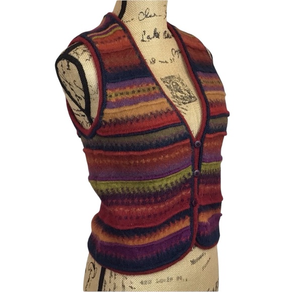 The Peruvian Connection 100% Alpaca Sweater Vest - Picture 2 of 7